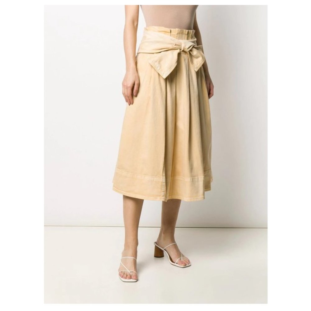 Ulla Johnson Virgil Tie-waist Midi Skirt